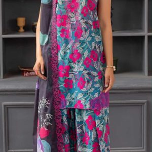 Pakistani cotton chikenkari suits