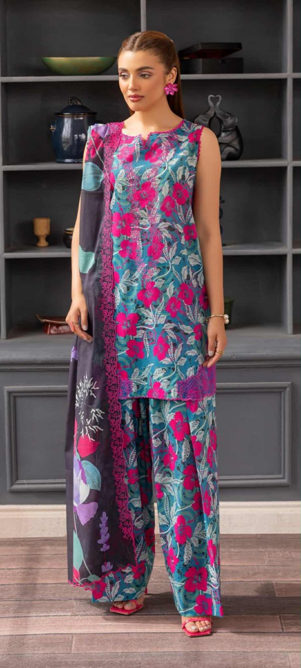 Pakistani cotton chikenkari suits